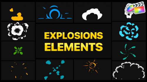 Videohive - Explosion Elements | FCPX - 35858644