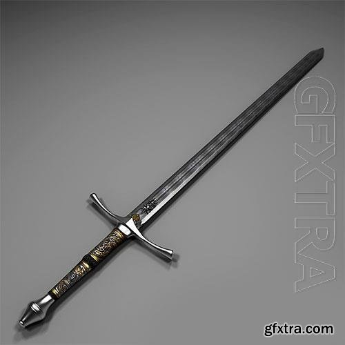 3D Models Old sword