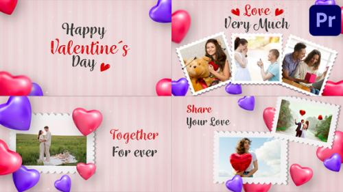 Videohive - Valentine Day Slideshow | Mogrt - 35852076