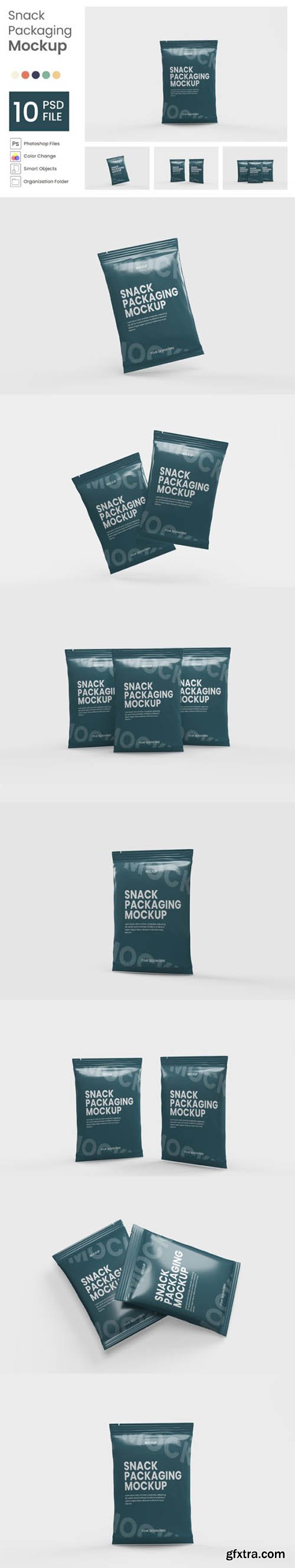 Snack Packaging Mockup