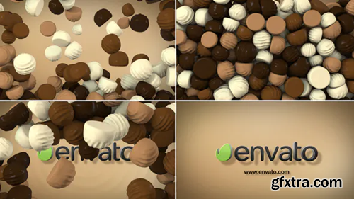 Videohive Chocolate Drops Logo Reveal 35890518