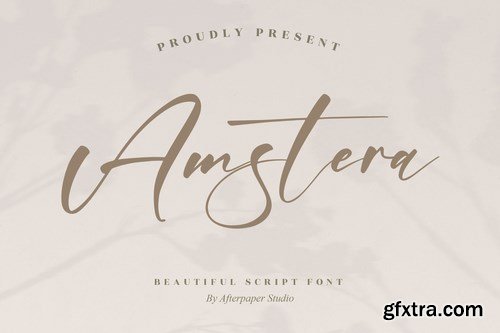 Amstera Beautiful Script Font
