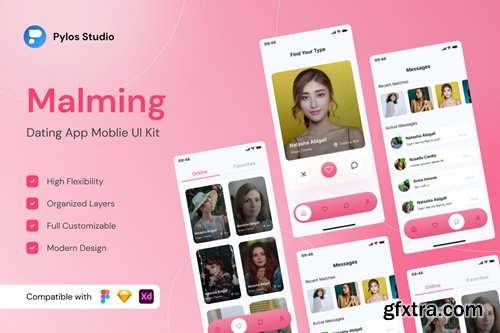 Malming - Dating Mobile App UI Kits