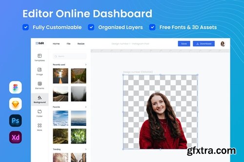 Editor Dashboard Online - UI Design