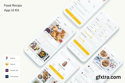 Food Recipe App UI Kit