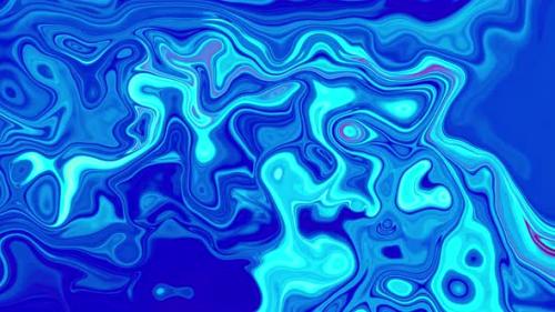 Videohive - Abstract liquid background. blue color wavy liquid background. Vd 212 - 33740897