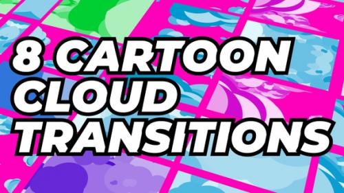 Videohive - Cartoon Cloud Transitions - 35889299