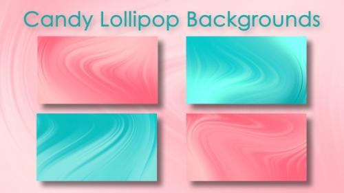 Videohive - Candy Lollipop Backgrounds - 35878719