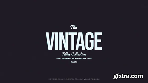 Videohive Titles - Vintage I 35889228