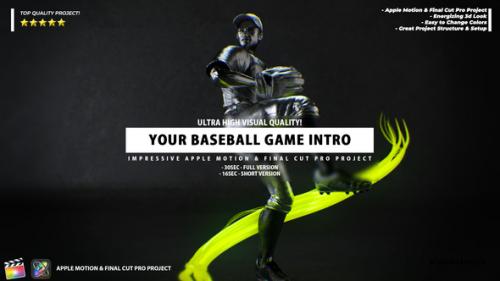 Videohive - Your Baseball Intro - Baseball Promo Video Apple Motion Template - 35927578