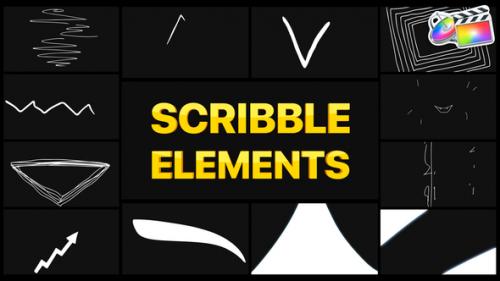 Videohive - Scribble Elements | FCPX - 35934513