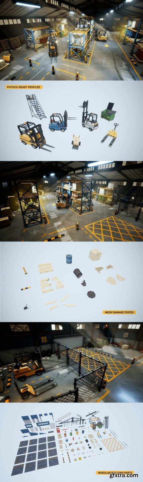 Unreal Engine – Stylized Warehouse