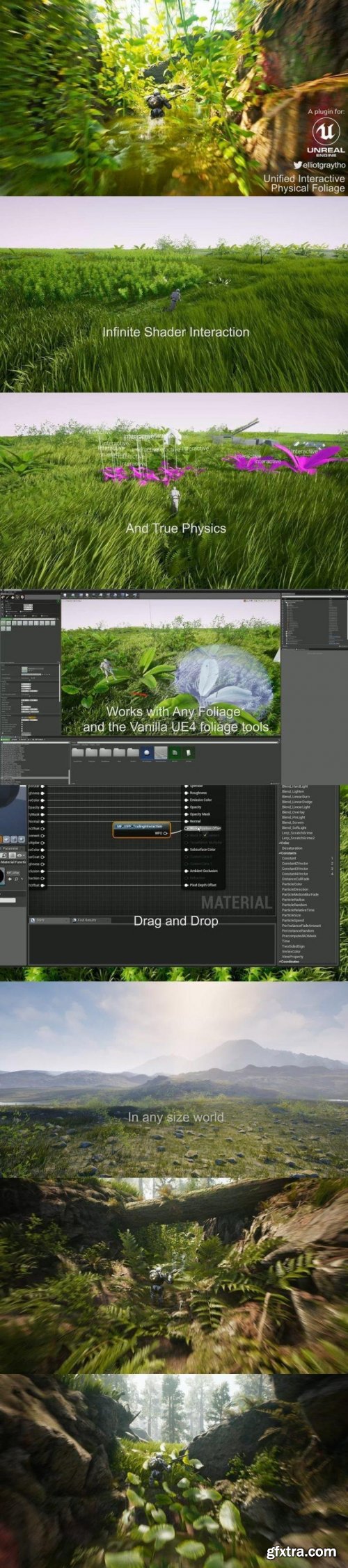 Unreal Engine – UIPF – Unified Interactive Physical Foliage