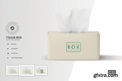 Tissue Box - Mockup Templates FH