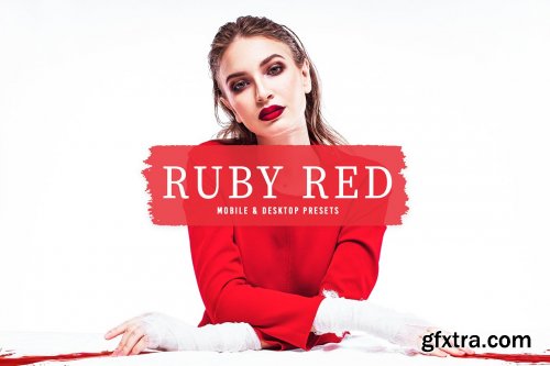 CreativeMarket - Ruby Red Pro Lightroom Presets 6832546
