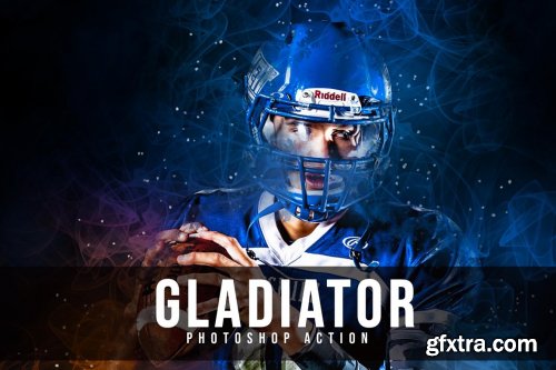 CreativeMarket - Gladiator Photoshop Action 6800281