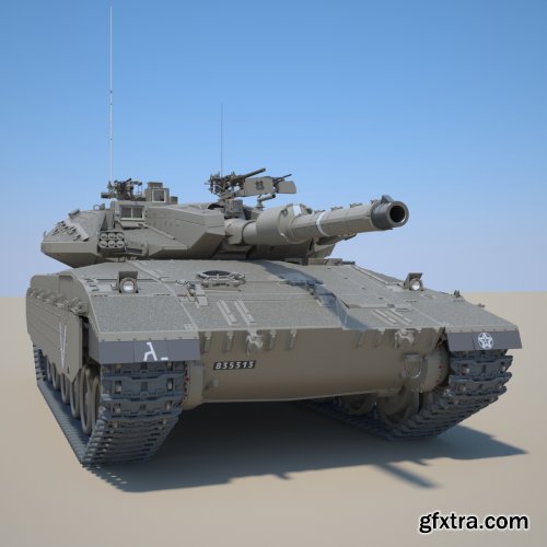 Turbosquid - IDF MBT Merkava mk-IIID