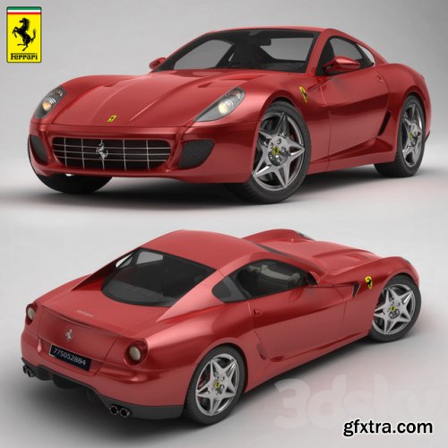 Red Ferrari car