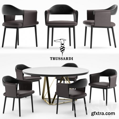 Table and chair Trussardi Casa Larzia Chair