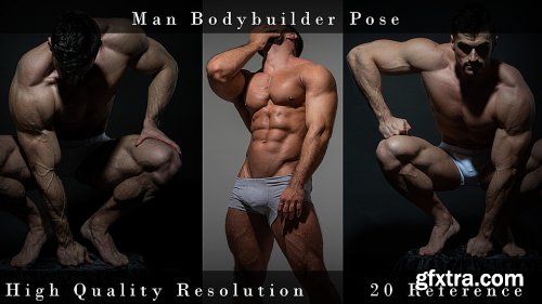 Cubebrush - Hector - Man BodyBuilder Pose