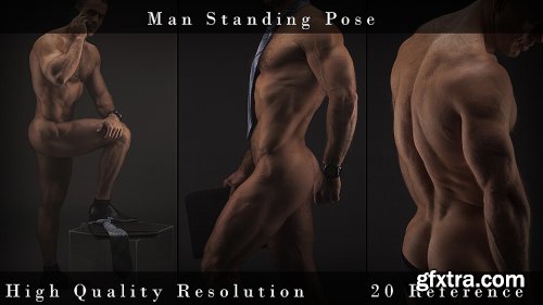 Cubebrush - Hector - Man Standing Pose