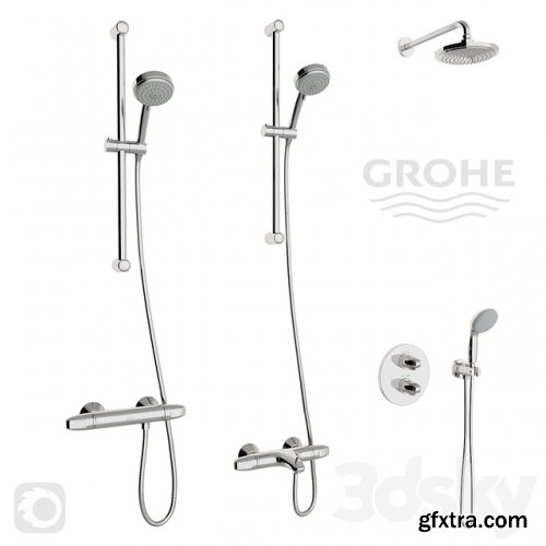 Grohe Grohtherm 1000 Thermostat set