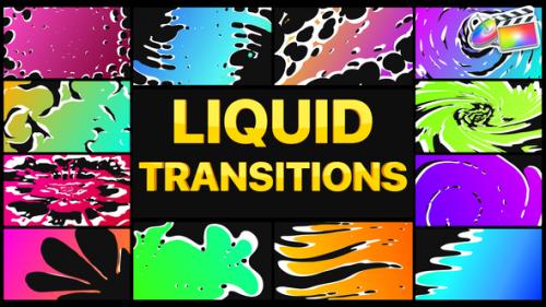 Videohive - Gradient Liquid Transitions | FCPX - 35982953