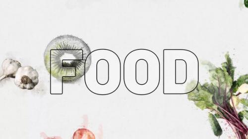 Videohive - Vegetarian Fresh Food Logo - 35980276