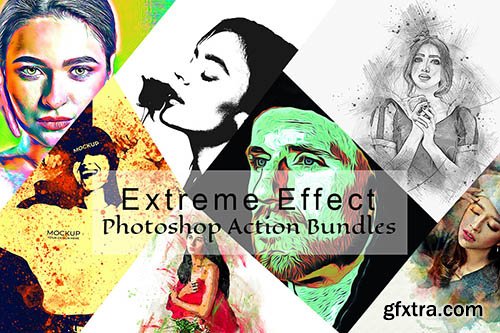 Extreme Effect Photoshop Action Bundles
