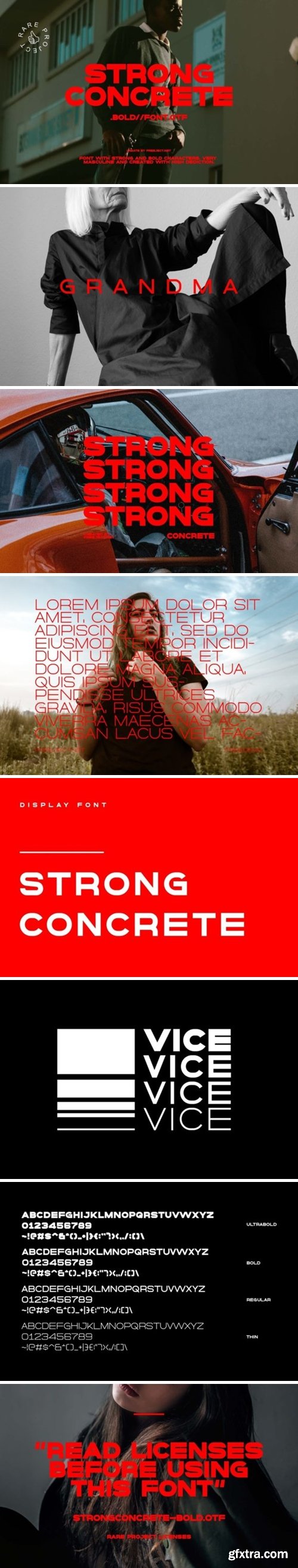 Strong Concrete Font