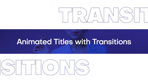Videohive - Animated Titles with Transitions | for Premiere Pro - 35939156