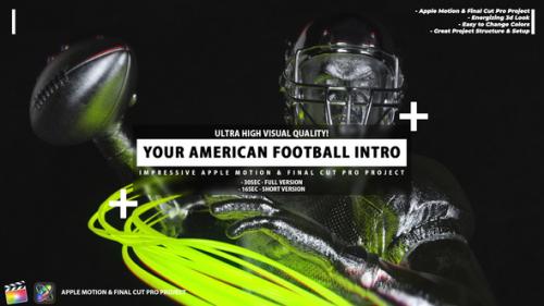 Videohive - Your American Football Intro - Football Promo Apple Motion Template - 35983962