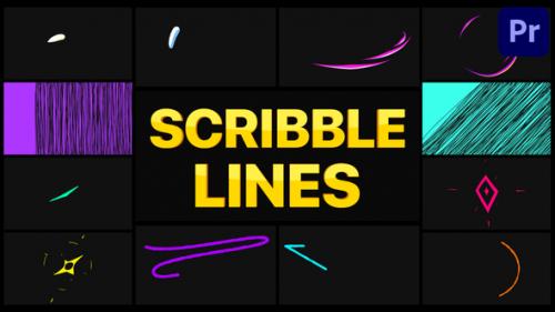 Videohive - Scribble Lines | Premiere Pro MOGRT - 35995665
