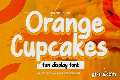 Orange Cupcakes - Fun Display Font