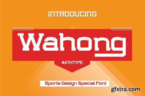 Wahong Sports Design Special Font