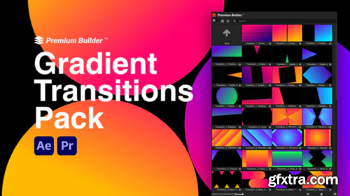 Videohive Gradient Transitions Pack 35748266