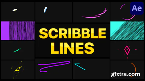 Videohive Scribble Lines | After Effects 35993868