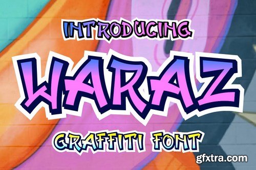 Waraz Graffiti Display Font