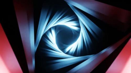 Videohive - Beautiful Sci-fi Blue Tunnel - 36042074