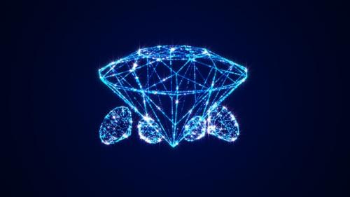 Videohive - Diamonds Hologram - 36042294
