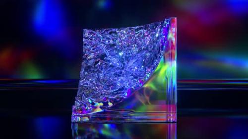 Videohive - The Diamond Cube Disappears and Reappears - 35985390