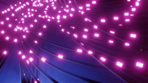 Videohive - Concept of Signal Transmission Over an Optical Fiber - 35980083