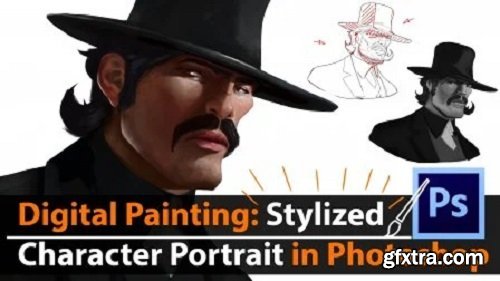 Digital Painting: Stylized Character Portrait Painting