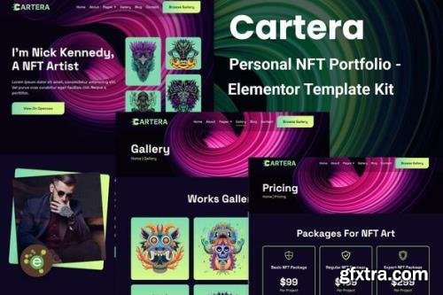 ThemeForest - Cartera v1.0.0 - Personal NFT Portfolio Elementor Template Kit - 36003336