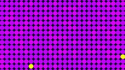 Videohive - VJ Loop Panel of Flashing Multicolored Dots - 34950509