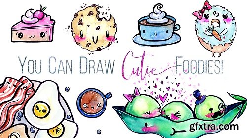 You Can Draw Cute Foods! In 2 Simple Steps
