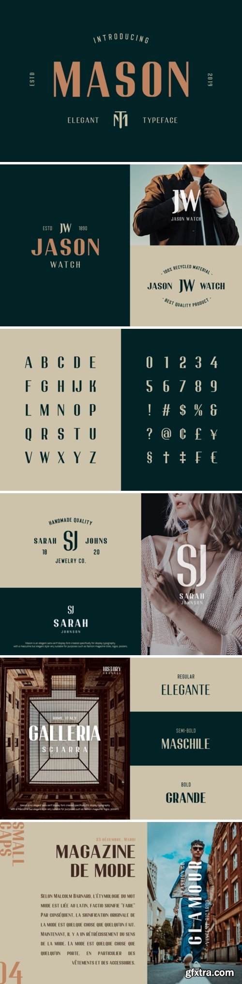 CM - Mason Elegant Typeface 412795