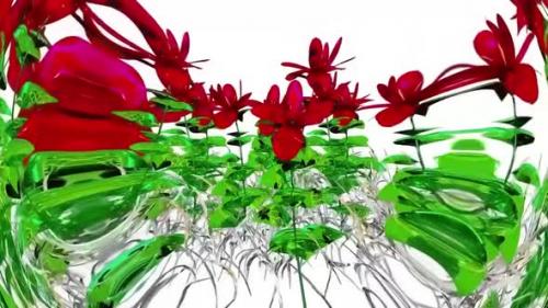 Videohive - Wide Leaf Botanical 3D Rendering - 36071493