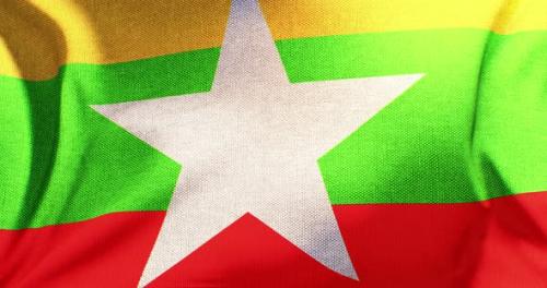 Videohive - Myanmar - Flag - 4K - 36075556