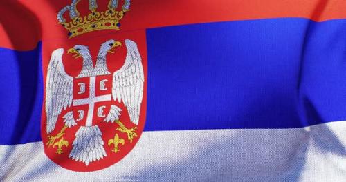 Videohive - Serbia - Flag - 4K - 36075562